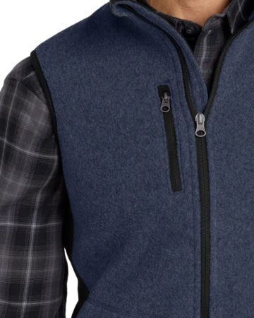Closeup of a F228 Port Authority R-Tek Pro Fleece Full-Zip Vest